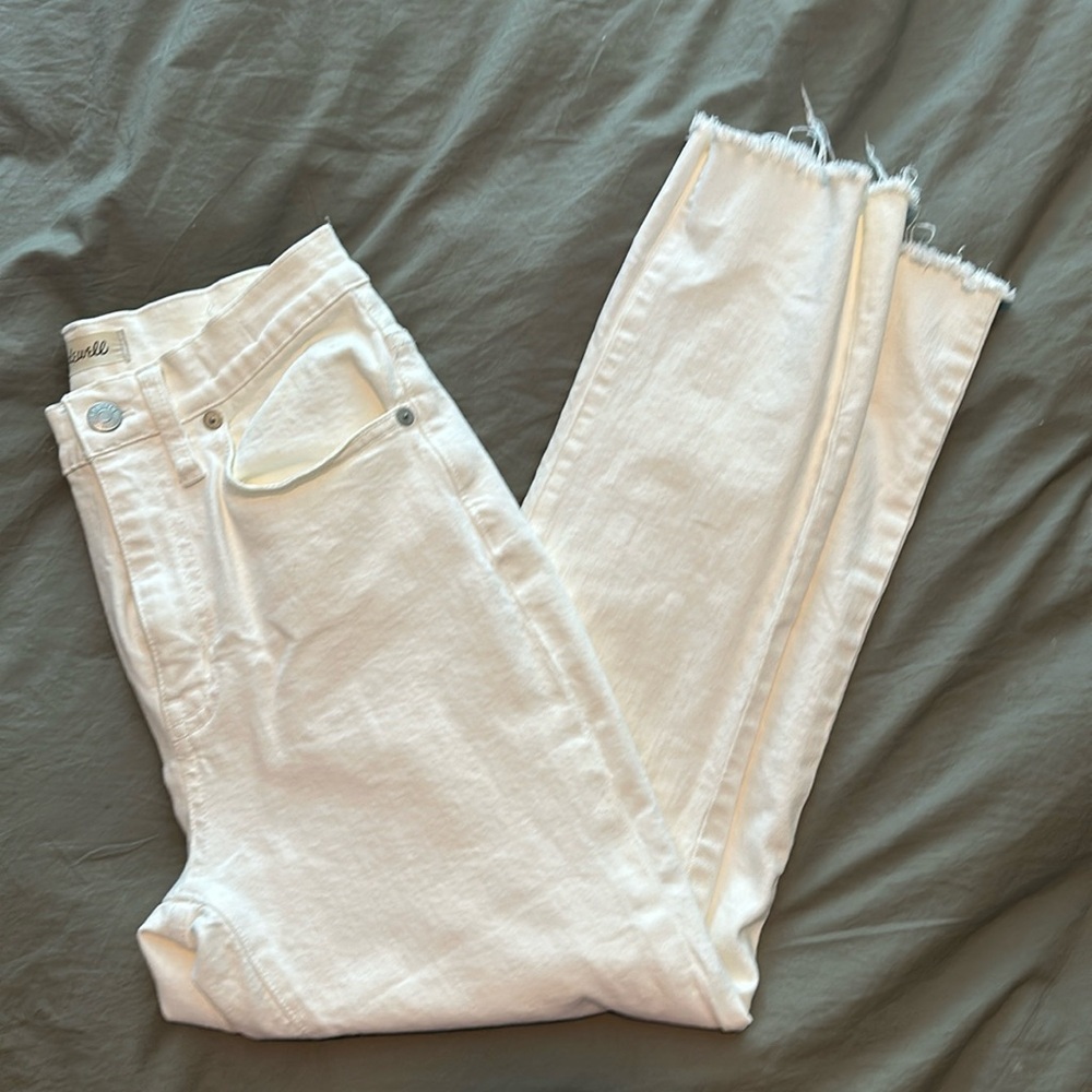 Madewell high rise slim crop boyfriend jeans